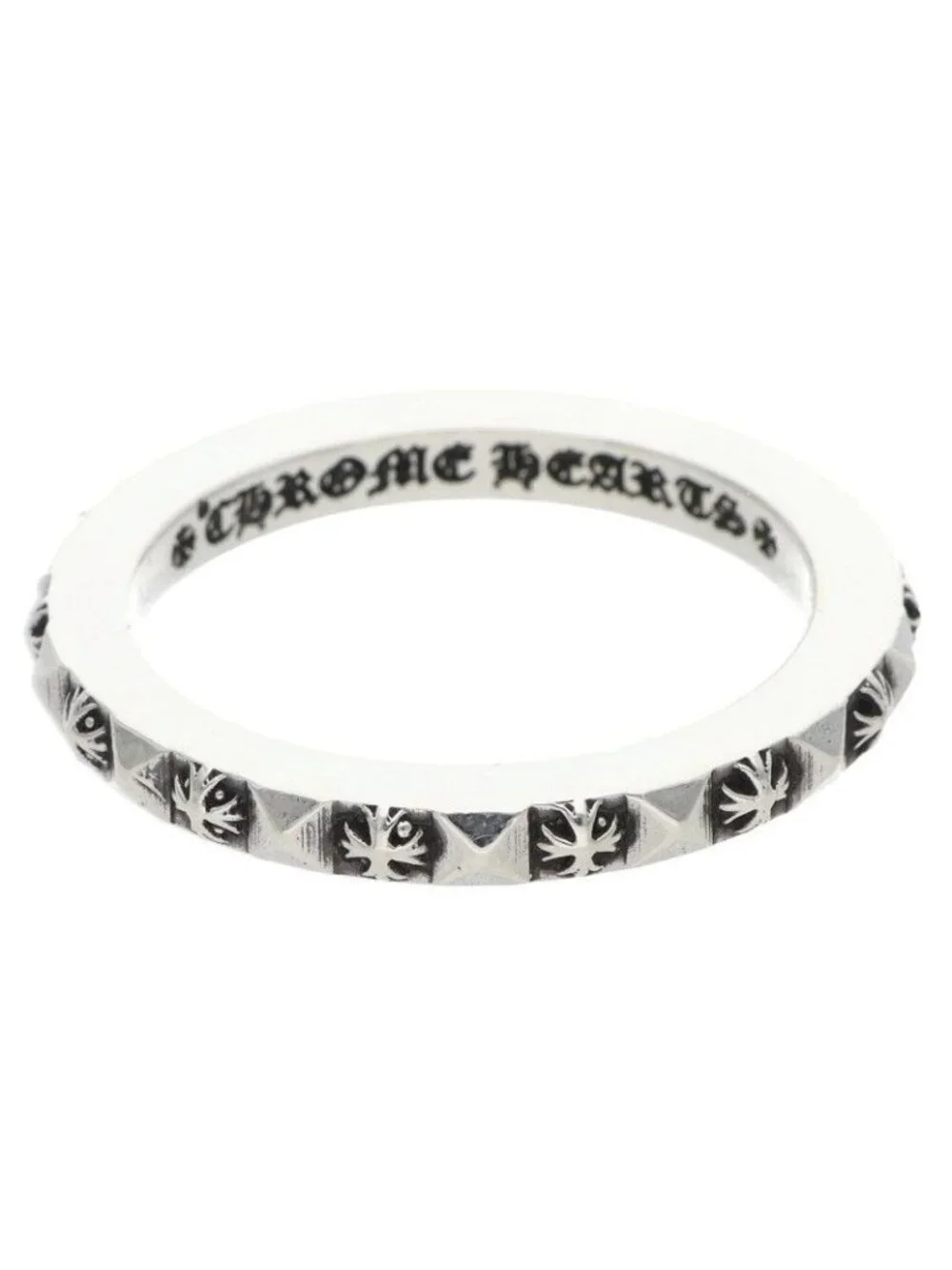 Chrome Hearts Tfp Pnk Pls True Fckin Punk Plus Silver Ring